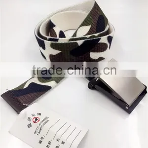 Cotton Canvas Belt With Military Print thumbnail-1