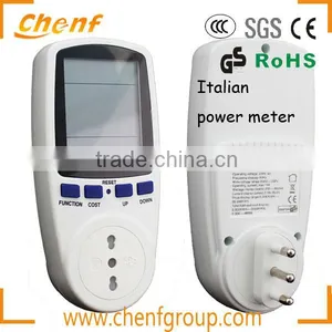 Newest High Quality 230V Electricity Power Meter---ITALY Socket thumbnail-1