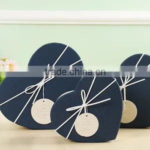 2016 Fashinable Empty Heart Shape Cardboard Gift Box With Ribbon thumbnail-5