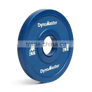 IWF Standard Rubber Coated Weight Plates / Friction Grip Change Plate/ Olympic Bumper Plate thumbnail-3