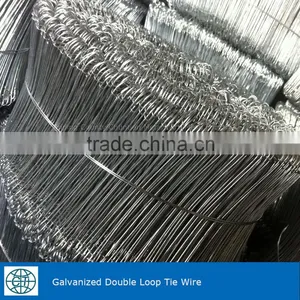 Galvanized Double Loop Tie Wire 3'' to 6'' For Binding thumbnail-1
