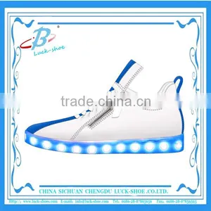 Women PU Led Light Running Shoes Light and Soft for Wholesale thumbnail-1