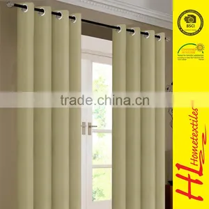 HLHT Low MOQ Flame Retardant Curtain Ready Made thumbnail-1
