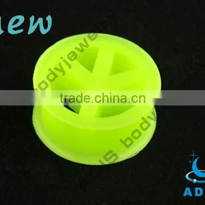 Silicon Peace Ear Jewelry Expander thumbnail-1