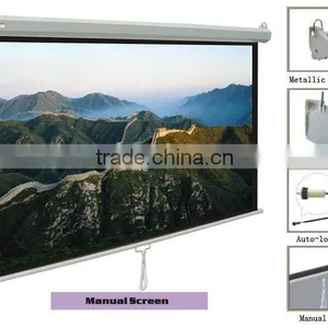 150" 16:9 Manual Acto-Locking Screens thumbnail-1