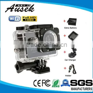 5MP Sensor 170 Degree Wide Angle Burst Wireless Sport Camera for Extreme Sports thumbnail-1
