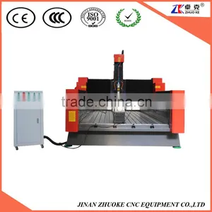 Heavy Duty 4 Axis Stone Engraving Cutting Machine CNC Stone Router ZK-1325 1300*2500mm With 600mm Z Height Computer Control thumbnail-1