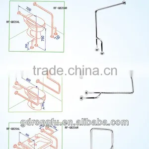 Stainless Steel Bathroom Security Grab Bars(RF-GB103-110) thumbnail-5