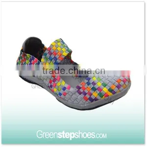 Resort Cross Strap Elastic Woven Casual Shoes thumbnail-3