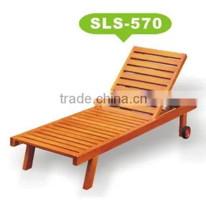 Solid Wood Lazy Chair/wooden Chair/modern Leisure Folding Chair thumbnail-1