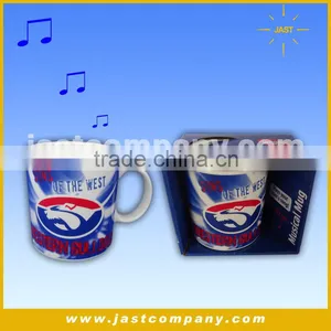 Good Quality Logo Customized Music Ceramic Coffee Mug thumbnail-3