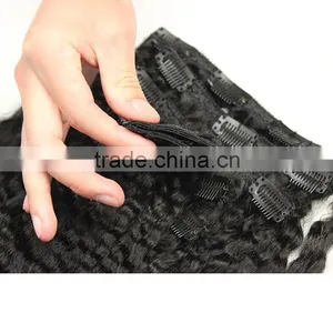 Soft Hair Last Long Time Accept Small Order Clip in Human Hair Extensions thumbnail-4