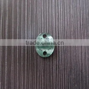 Pearl Shiny Green Polyester Badge Polyester Label thumbnail-1