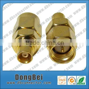 rf Coaxial Adapter Straight Type Mmcx Female to Sma Male Adaptor thumbnail-1