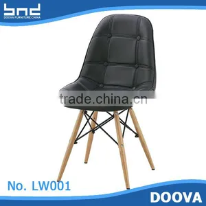 Plywood Inside Wood Dine Chair With Leather thumbnail-4