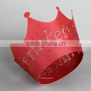 Princess Crowm Shape Cupcake Wrappers thumbnail-3