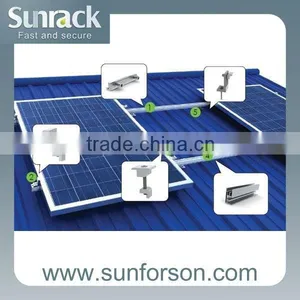 Tin Roof pv Panel Bracket for Home Use thumbnail-1
