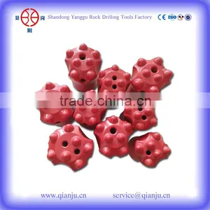 Tungsten Carbide 11,12 Degree 34mm Taper Button Bits thumbnail-1