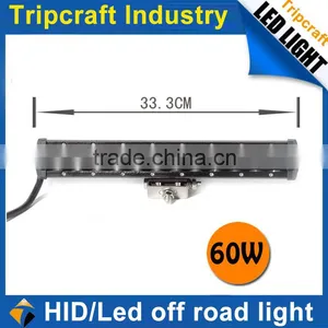 Wholesale 11.5inch 10-30 Volt DC 4*4 Led Light Bar 60W LED LIGHT BAR for off Road, Trucks, SUV, ATV, Boat Single Row thumbnail-1