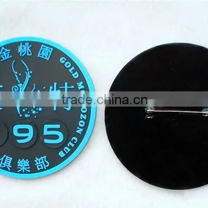 Custom Antique Rubber Brooch For Hand in Hand Public Benefit Activities thumbnail-3