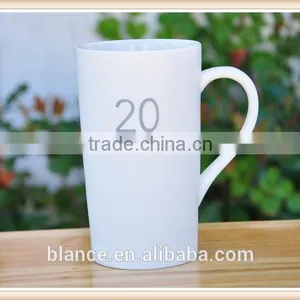 Ceramic Matte 20 Oz Coffee Mug White Customized Coffee Cup thumbnail-1