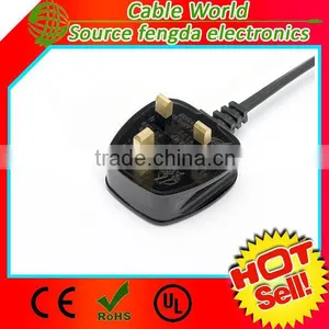 Wholesale Prices Healthy UK AC Power Cord BS1363 to IEC C13 250V 13A thumbnail-2