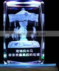 Customizde Crystal 3d Laser for Birthday Valentine's Gifts thumbnail-1