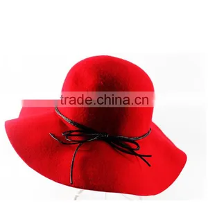 Wool Hats for Women Wide Brim Hat Wholesale China thumbnail-1