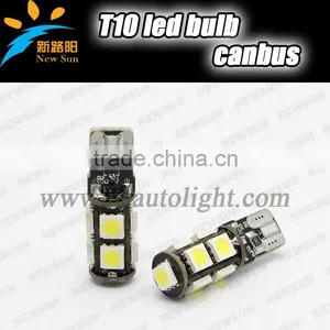 Manufacturer Led Auto Lighting 12v Interior Bulb 5050 W5w T10 9smd thumbnail-1