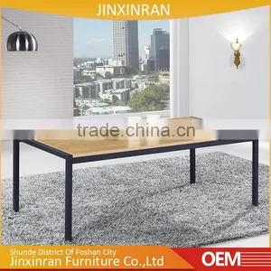 Foshan Cheap Furniture Chrome Metal Wooden Tea Table Design thumbnail-1