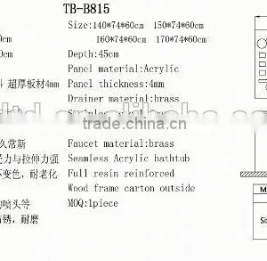 Body Massager Bathtub With Wifi Control thumbnail-2