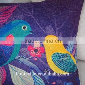 Wholesale Housewares Bird Printed Pillow Cases Cover, Square Pillow Cases 18*18inch thumbnail-4
