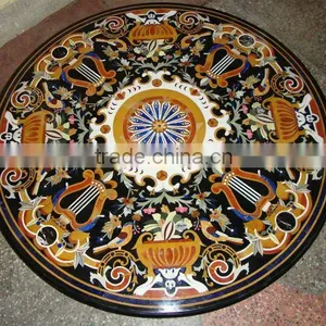 Pietra Dura Coffee Table Top thumbnail-1