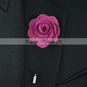 Mens New Design Lapel Flower Pin for Stock LAP001 thumbnail-1