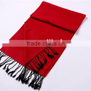 Hot Selling Fashion Plain Viscose Scarf Solid Color D800-79 thumbnail-1