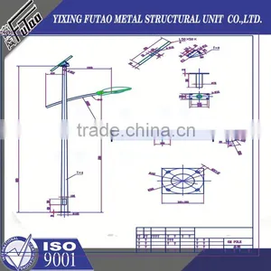 High Quality Galvanized Low Price Lamp Pole thumbnail-2