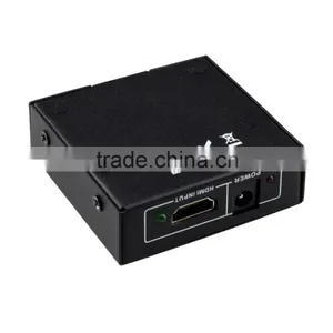 China Origin Best Portable 1x2HD Splitter 1 in 2 Out 3 Ports Hdmi Splitter to Coaxial thumbnail-3