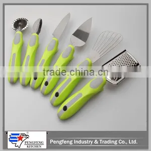 PP Handle Stainless Steel Kitchen Utensil Set thumbnail-5
