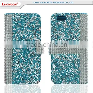 Best Selling Mobile Cell Phone Diamond Leather Case For Sony M5 thumbnail-4