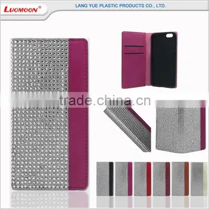 2016 Trending Products Consumer Electronics Wallet Full Bling Diamond Phone Case for lg k7 k8 Optimus L90 thumbnail-2