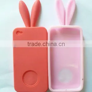 2012 Newest Fashionable Rabbit Ear Silicone Mobile Phone Case thumbnail-1