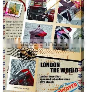 Famous London LOGO Printed Canvas thumbnail-1