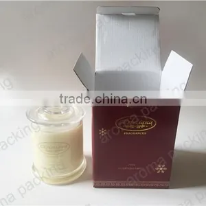 High Quality Flat Candle Box With Custom Different Design for Scented Candle Packing thumbnail-4