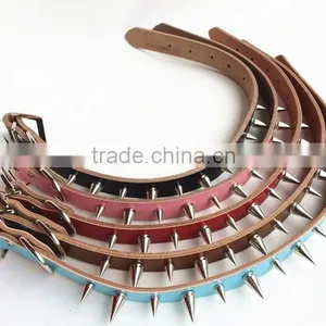 New Fashion Cow Leather Dog Chains Dog Neck Chain thumbnail-1