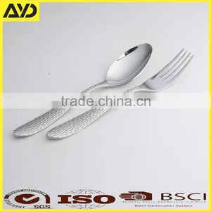 4 Pcs Stainless Steel Cutlery Set Knife Fork Spoon Teaspoon Western Tableware thumbnail-2