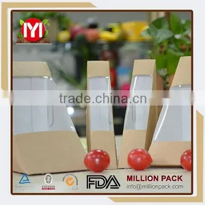 China Wholesale High Quality Paper Sandwich Box/sandwich Box With Window thumbnail-1