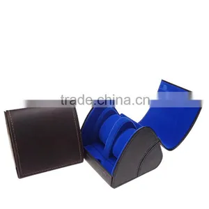 China Leather Factory Wholesale Custom Luxury Watch Box, Black Beautiful Gift Box thumbnail-2