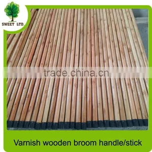 2.2*120cm Varnished Wooden Broom Handle With Plastic Thread thumbnail-6