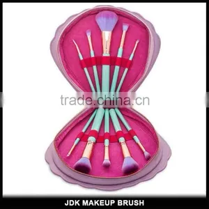 Hot Sale Brush Makeup Set Shell Shape Cosmetic Bag Private Label Shell Makeup Brush Set Wholesale thumbnail-3
