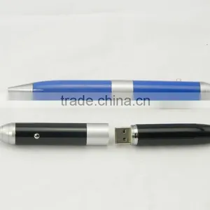 Laser Usb Flash Drive Laser Pointer Ball Pen, High Quality Pen Usb, Promotional Cheap Usb Pen Drive thumbnail-5